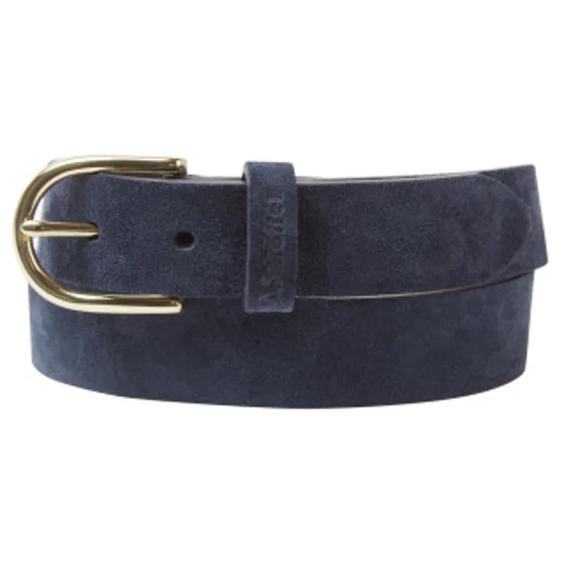 Schoffel Padley Suede Belt Navy
